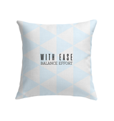 Close-up of Eco Bamboo Zen Indoor Pillow's bamboo fabric texture.